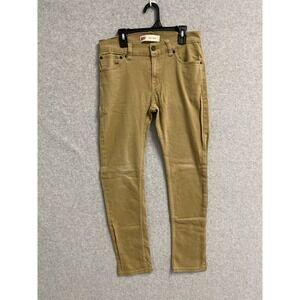 Levi's 510 Jeans Boys 18 British Khaki Denim Stretch Everyday Wear Straight